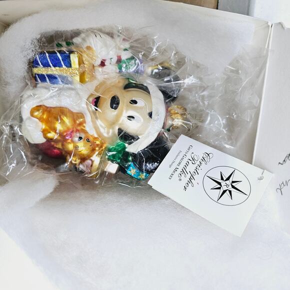 Christopher Radko Christmas Tree Ornament  Disney Mickey Mouse RARE in Box - Picture 4 of 5